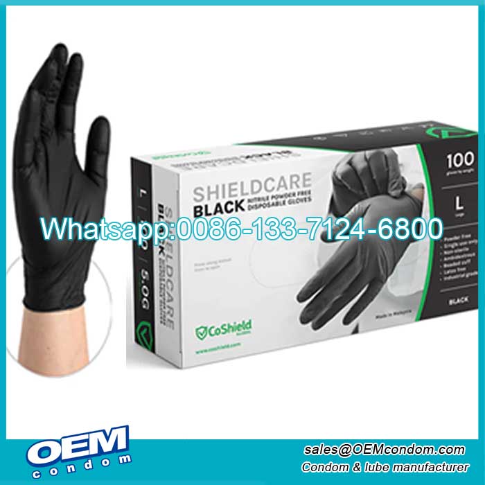 black latex gloves medium suppliers